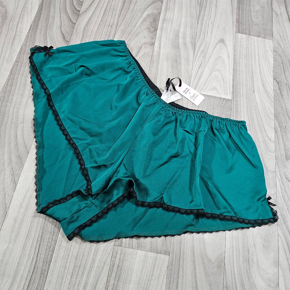 Kiss Me Deadly X Playful Promises Diana Satin French Knicker Size US 10
